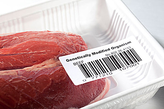 肉,包装,基因,标签