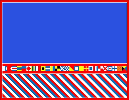 航海,旗帜,边界