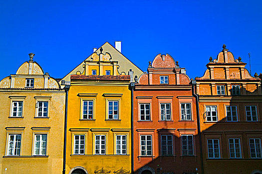 古建筑,城堡广场,老城,华沙,波兰