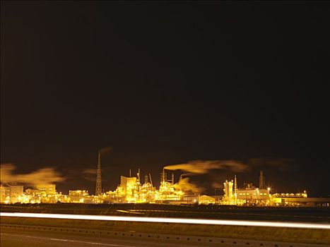 工业,港口,夜晚