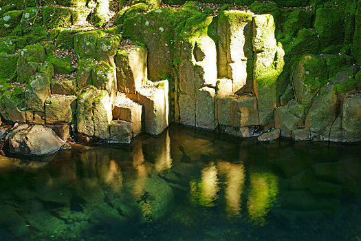 峡谷,熊本,日本