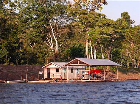 住宅区,里奥内格罗,亚马逊河,巴西