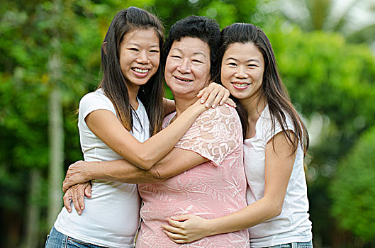 中国人,女儿,母亲