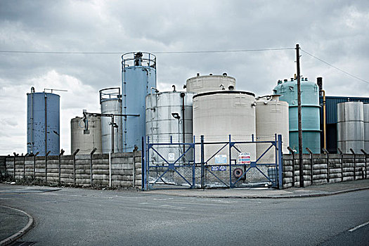 工业,贮罐,利物浦,默西塞德郡,英格兰