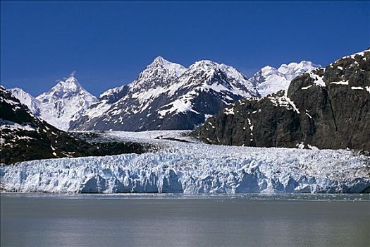 冰河,冰河湾国家公园,夏天,景色