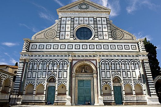 建筑,教堂,圣玛丽亚教堂,佛罗伦萨,托斯卡纳,意大利
