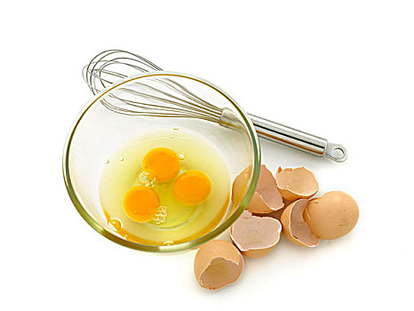 蛋,玻璃碗,搅拌器