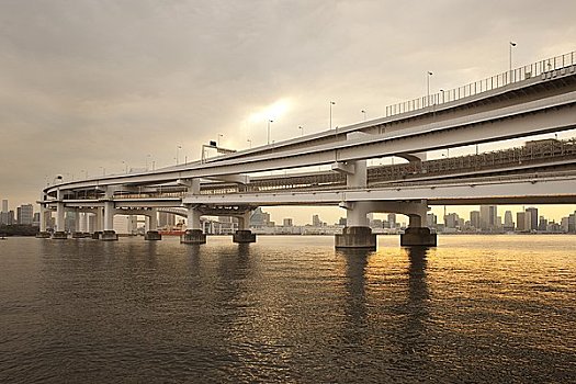 彩虹桥,台场,东京,关东地区,本州,日本