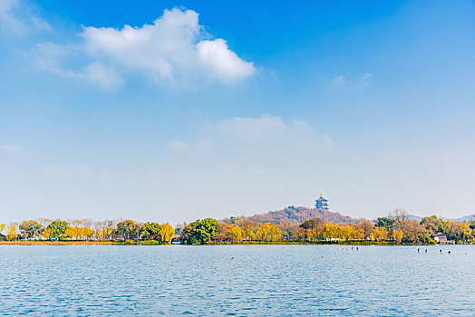 杭州西湖秋景