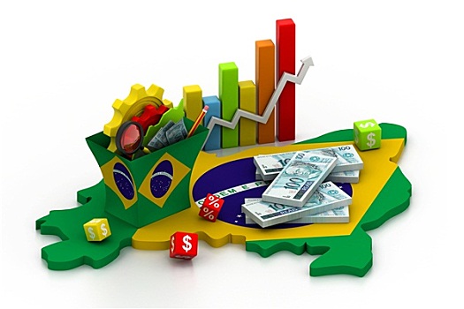 金融,分析,图表,数据,巴西