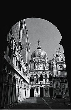 拱道,公爵宫,威尼斯,意大利