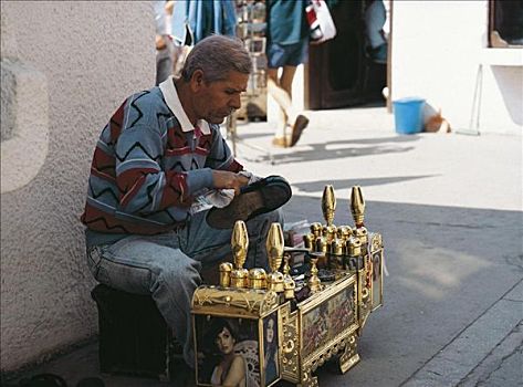 男人,男孩,工作,土耳其,欧洲