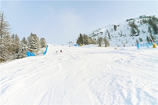 滑雪,区域,意大利
