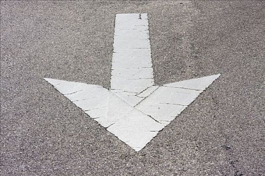 箭頭,道路
