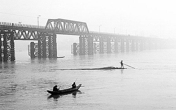 桥,河,孟加拉,2007年