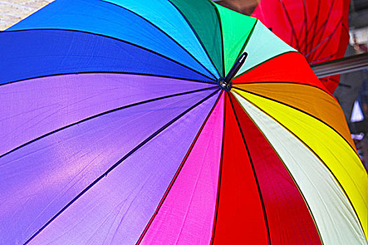 彩虹,伞
