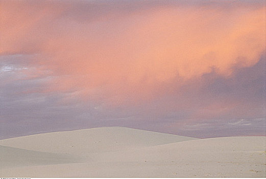 沙丘,日落,开普省,南非