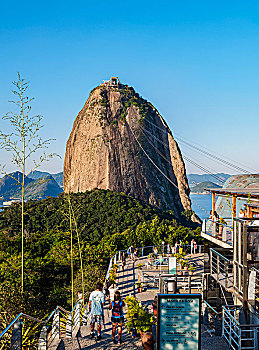 面包山,缆车站,里约热内卢,巴西,南美