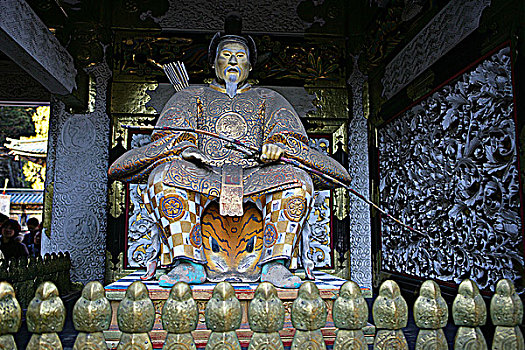 雕塑,庙宇,日本