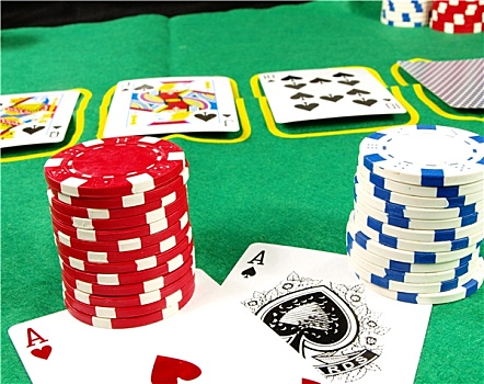 纸牌,21点游戏,隔绝,赌博,物体,绿色