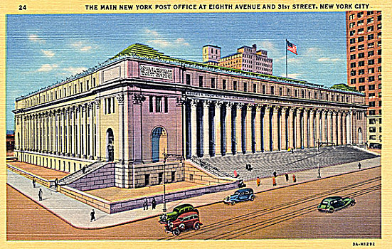 纽约,邮局,美国