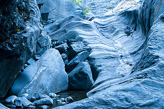 岩石,峡谷,雕刻,冰河,展示,湾,海洋公园,威廉王子湾,阿拉斯加