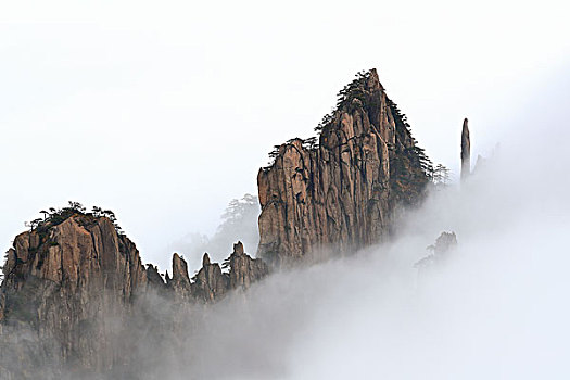 黄山十八罗汉朝南海