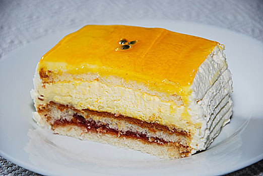 黄色,蛋糕