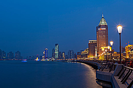 上海黄浦江的景色