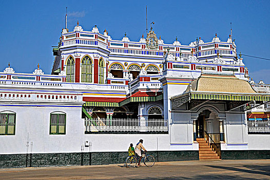 宫殿,泰米尔纳德邦,印度南部,印度,亚洲