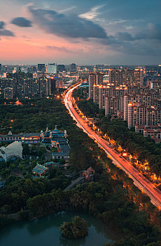 张家港城市夜景
