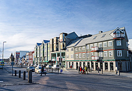 雷克雅未克,首都,冰岛,大幅,尺寸
