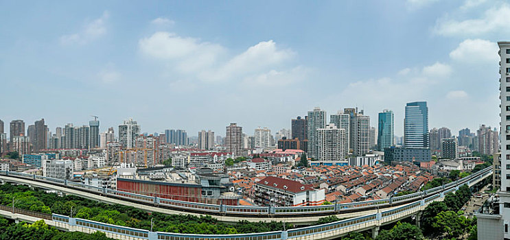 上海虹口区城市风光