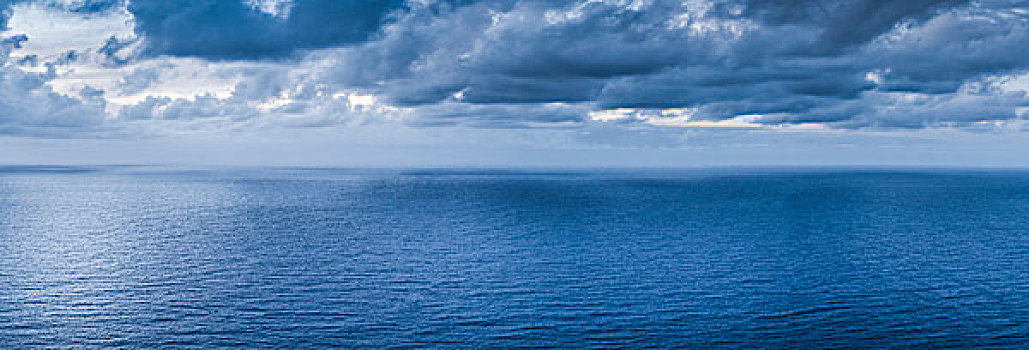 英属维京群岛,维京果岛,军人,湾,俯视图,云