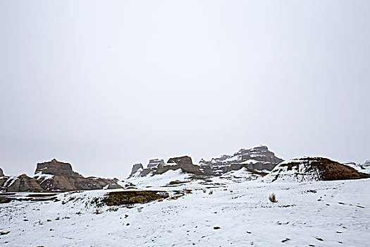 魔鬼城雪景