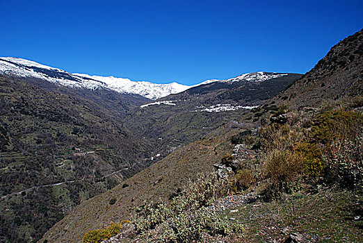 乡村,内华达山脉,阿普哈拉斯山谷,西班牙