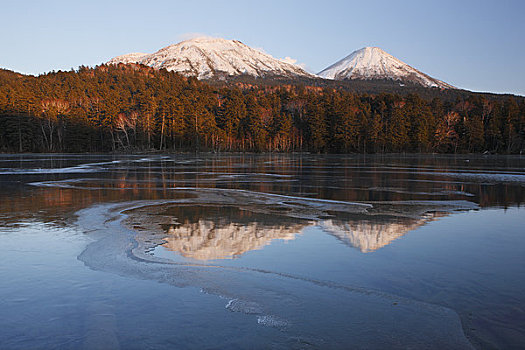 冰冻,湖