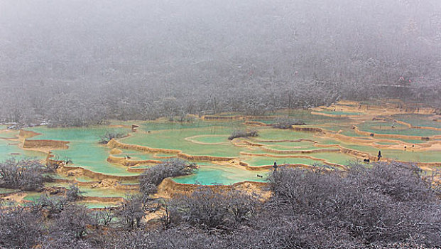 川西黄龙雪景