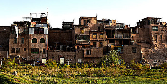 高台民居,新疆喀什