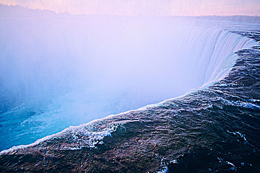 马蹄铁瀑布,黎明,尼亚加拉瀑布,安大略省,加拿大