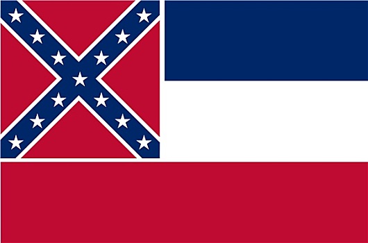 密西西比,旗帜