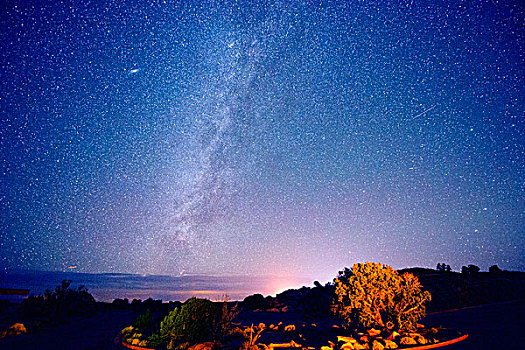 星星,夜空,猶他,美國