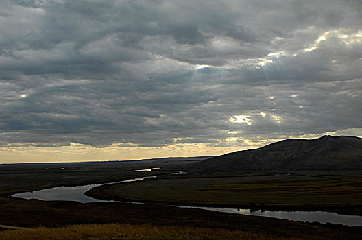 内蒙古-乌兰山额尔古纳河