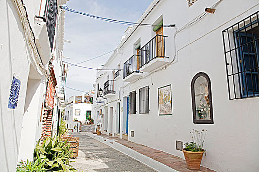 街道,弗里希里亚纳,马拉加,省,安达卢西亚,西班牙