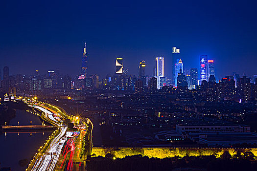 夜色南京城