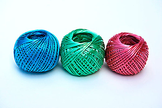 彩色,包装,绳,卷,球