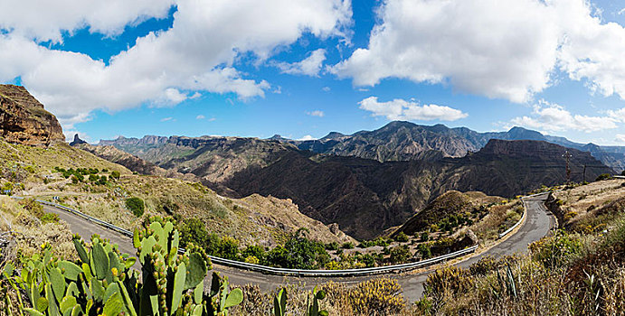 山,火山口,区域,大卡纳利岛,加纳利群岛,西班牙,欧洲