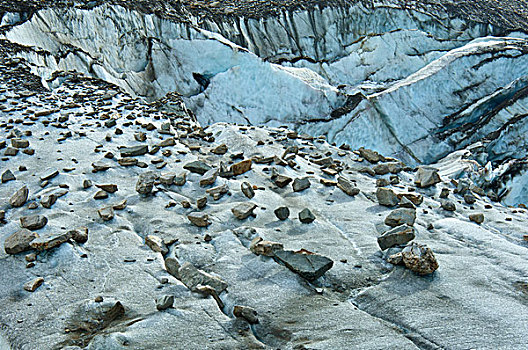 石头,冰河,国家公园,上陶恩山国家公园,奥地利,欧洲