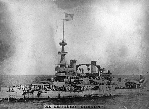 俄勒冈,战舰,1898年,20世纪20年代,艺术家,未知