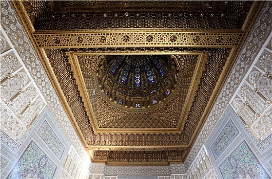 穹顶,陵墓,穆罕默德,拉巴特,摩洛哥